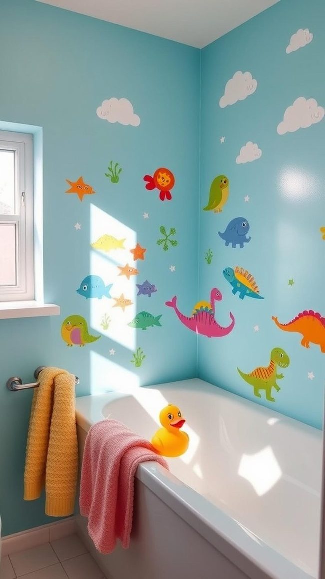 Waterproof Sea Creatures Wall Decals