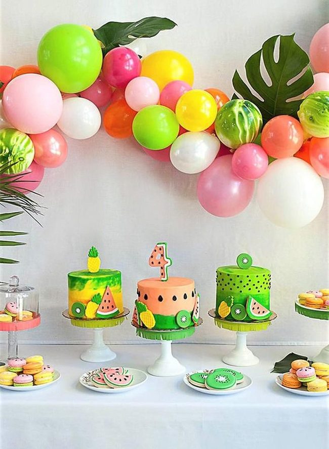 Floating Fruit Cake Celebration