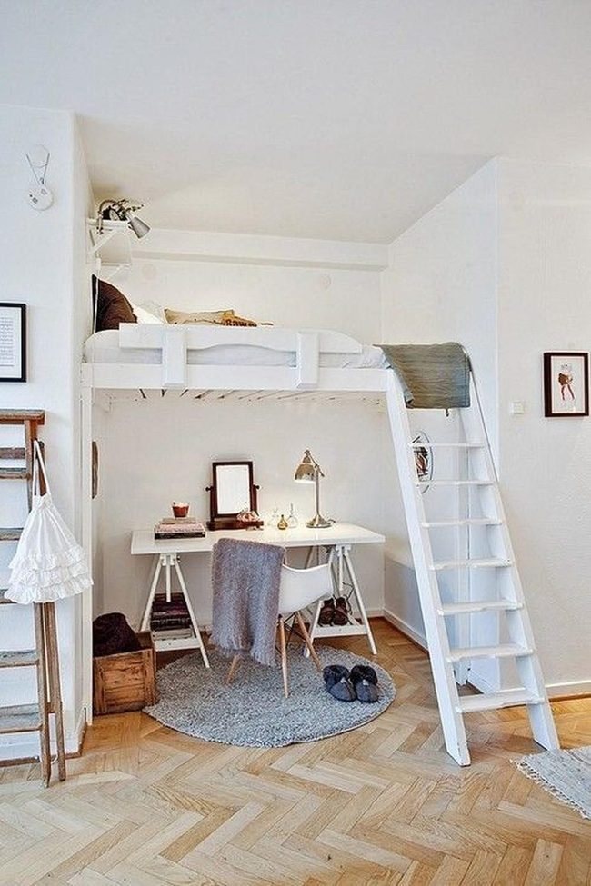 Loft Bed Maximizes Small Space