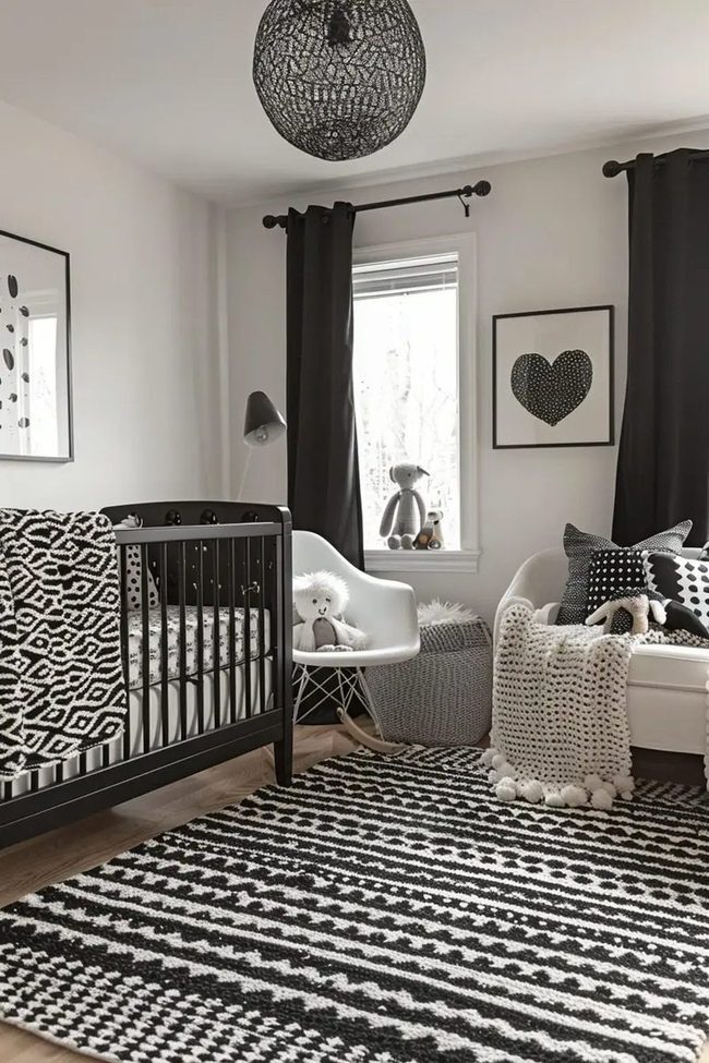 Monochrome Geometry Nursery