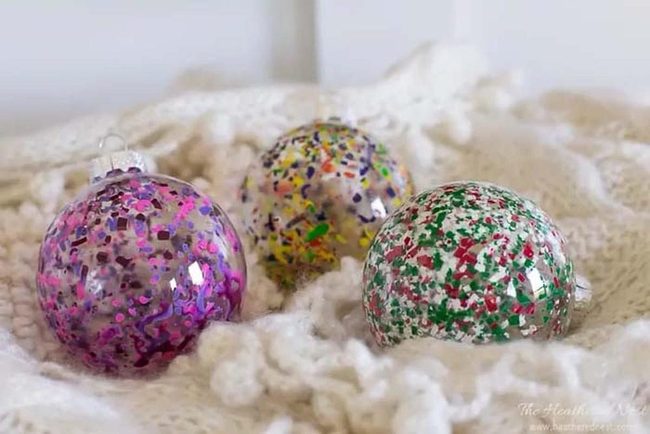 Crayon Shavings In Glass