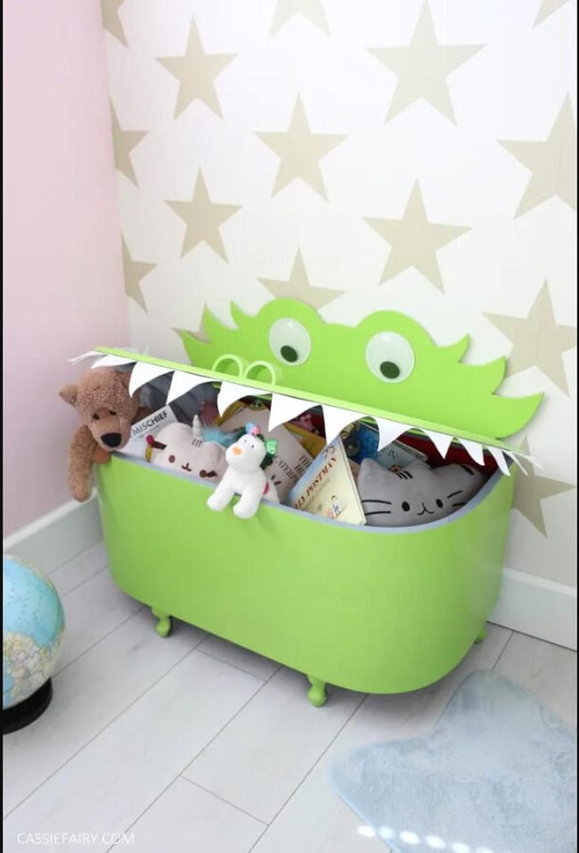 Colorful Monster Storage Seats