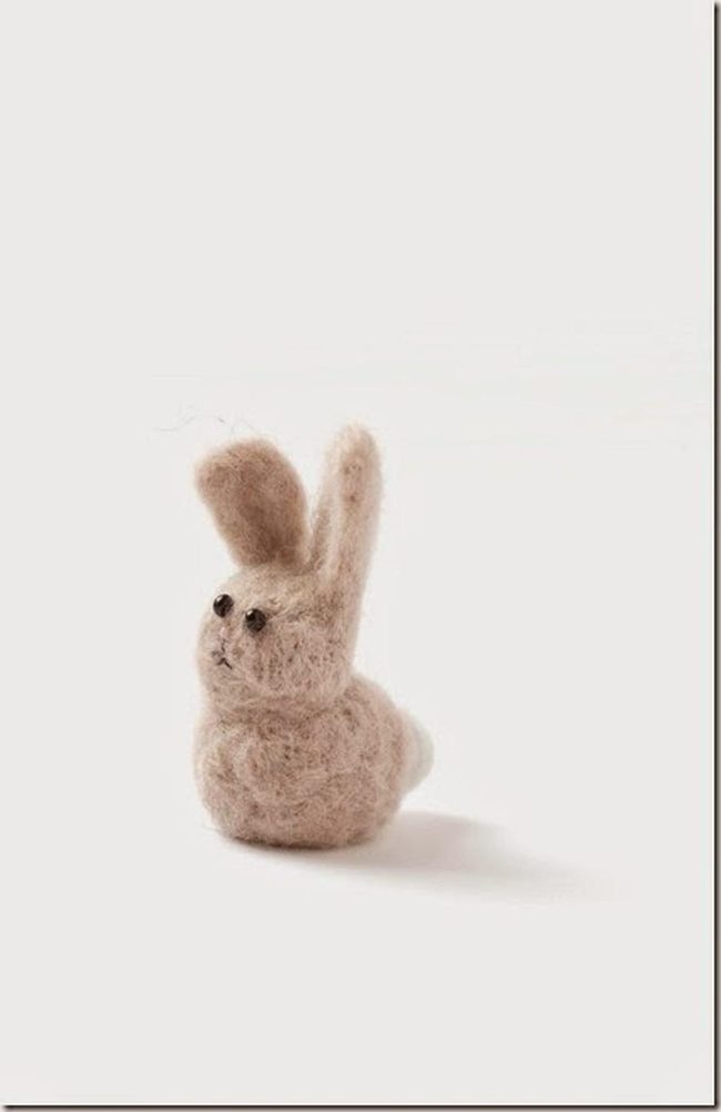 Cream Wool Bunny Companions