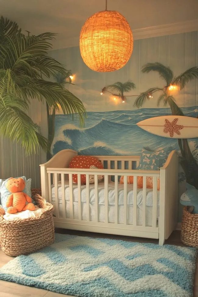 Soft Blue Coastal Nursery