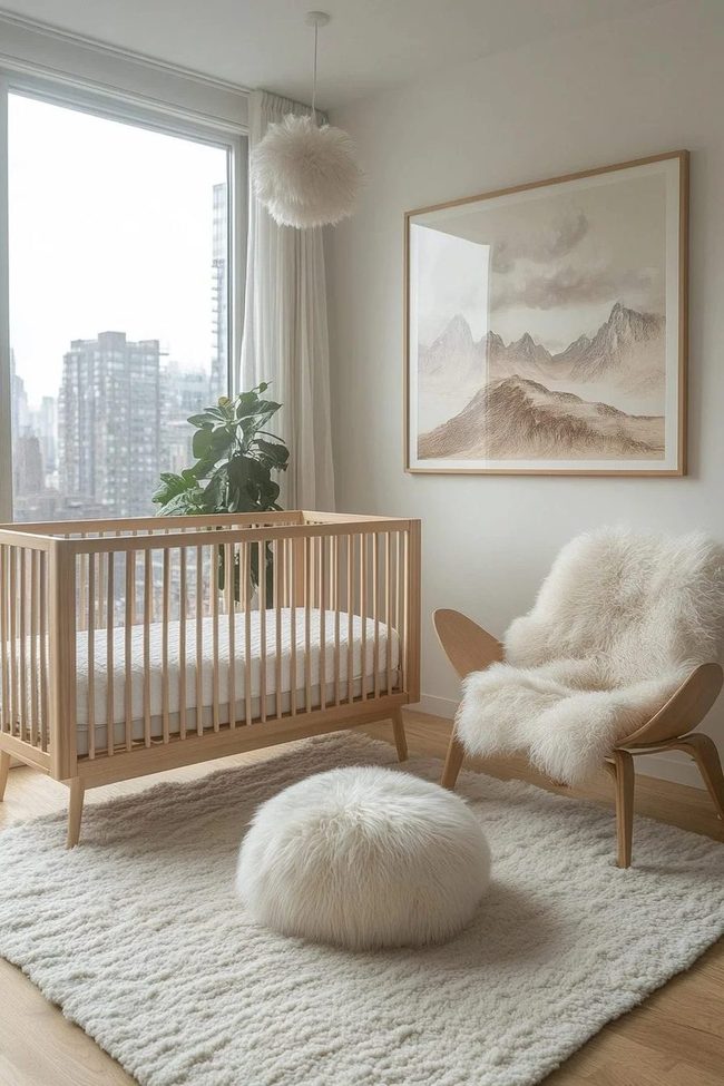 Soft Neutrals, Natural Wood Nursery