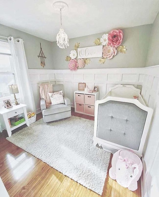 Golden Floors, Floral Walls, Pink Dreams