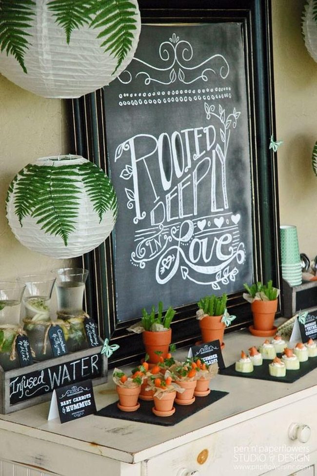 Green Plants, Terracotta Warmth