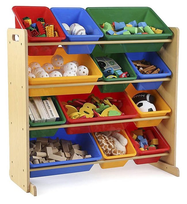 Rolling Bins, Kid-Friendly Organization