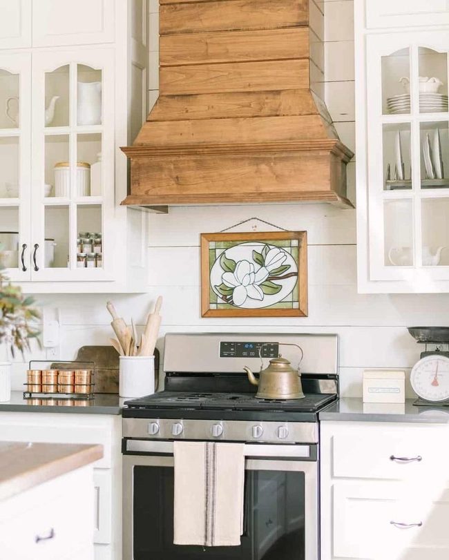 Bright White Farmhouse Kitchen