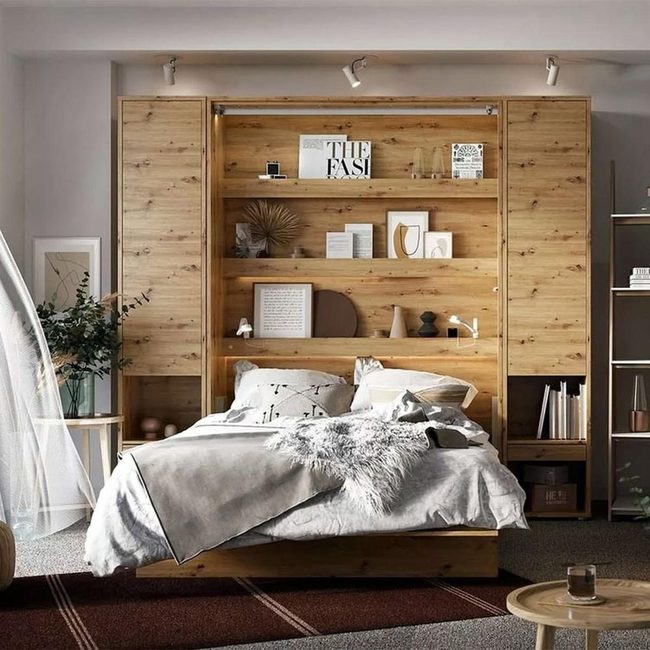 Wall-Folding Guest Bed Solution