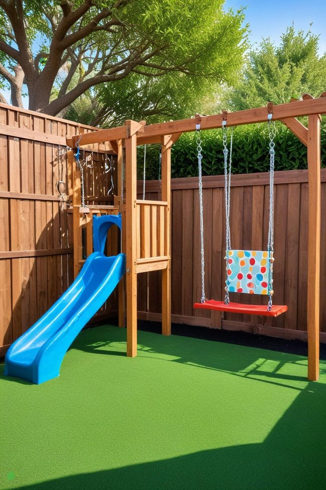 Cushioned Safety Surfaces Backyard