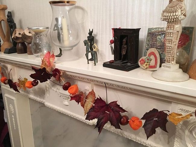 Autumn Leaves Twine Garland