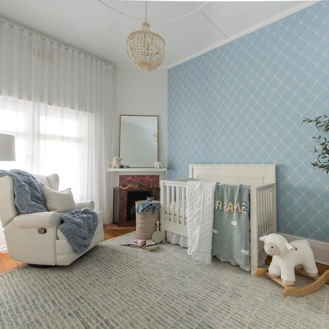 Blue Nursery, Woven Warmth