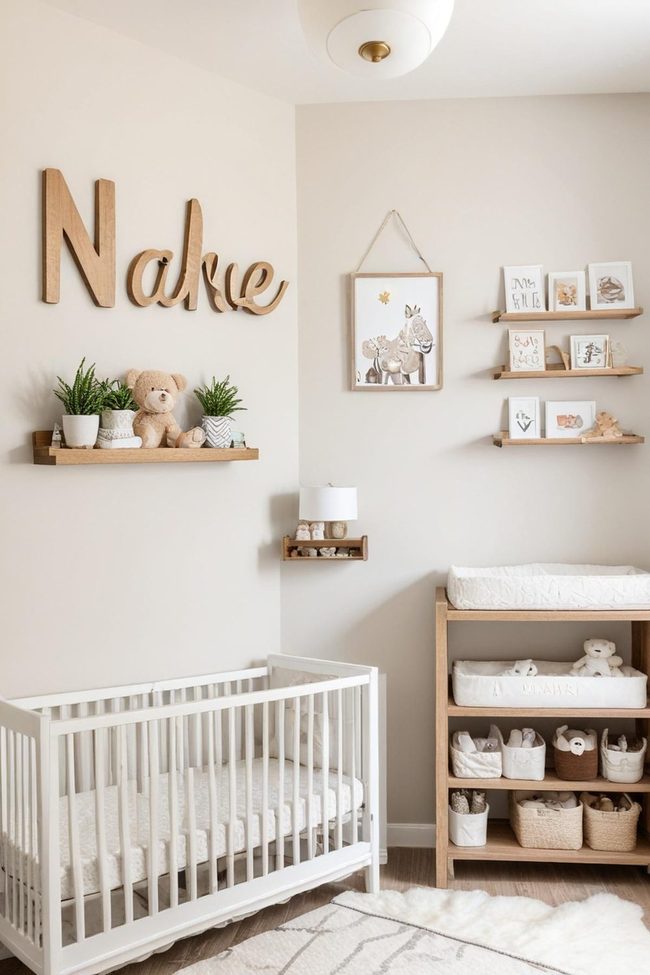 Custom Name Signs Transform Nursery Into Personal Gallery