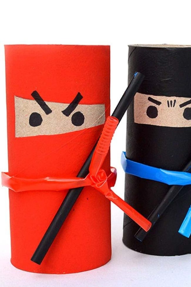 Toilet Paper Tube Ninjas