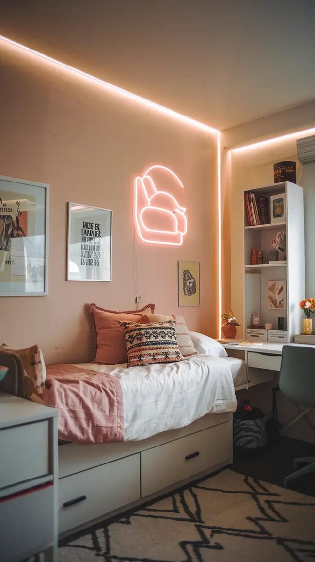 Neon Signs Lantern Student Rooms