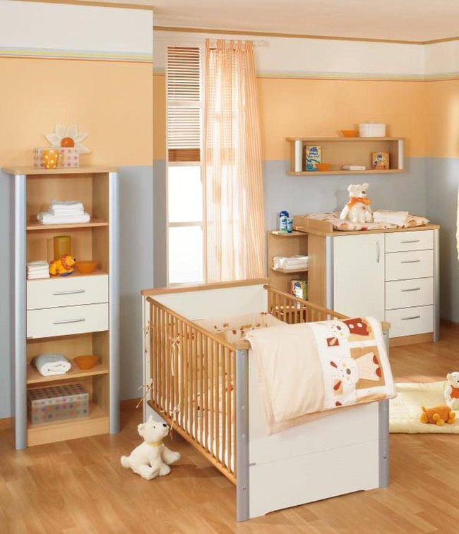 Yellow And Blue Nursery Sanctuary