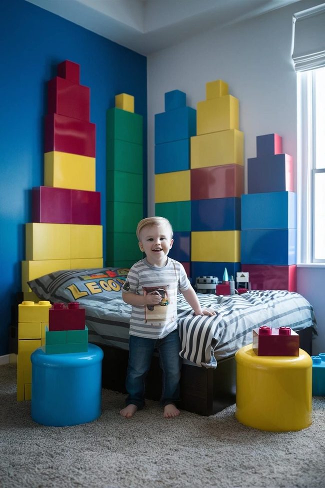 Colorful Lego Brick Storage
