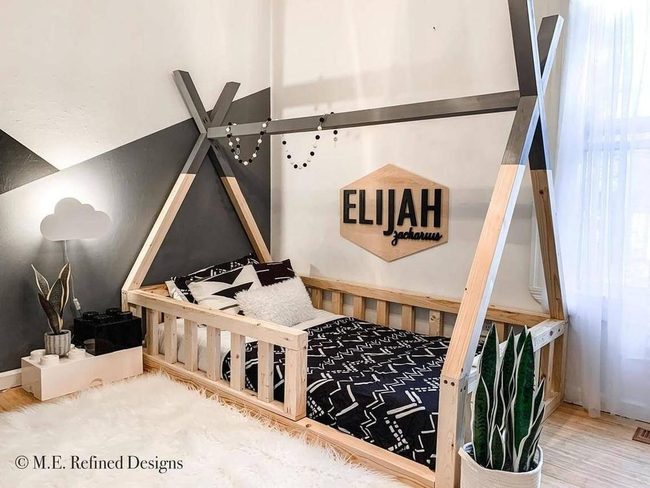 Canvas Tent Bed Frame
