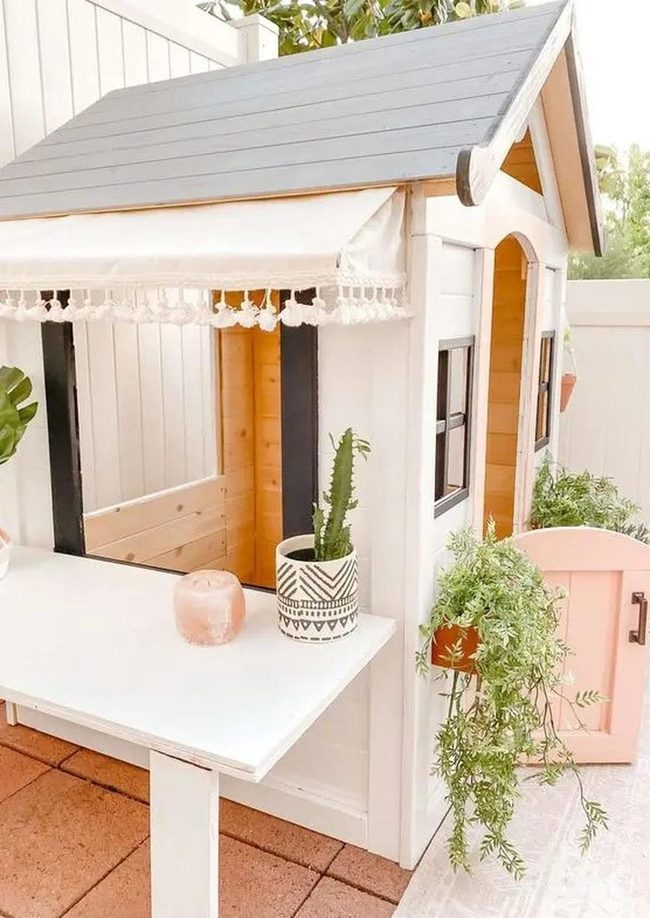 Pink Door Wooden Hideaway