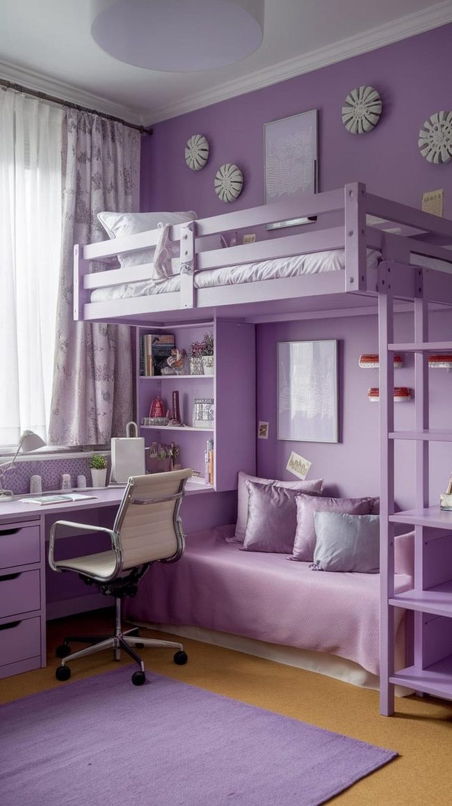 Paisley Purple Bedding Statement