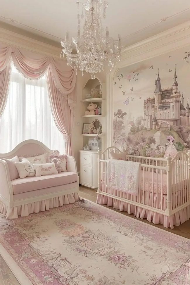 Pastel Castle Dreams Nursery