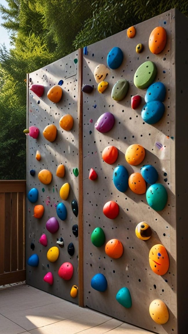 Kids' Strength Building Rock Wall