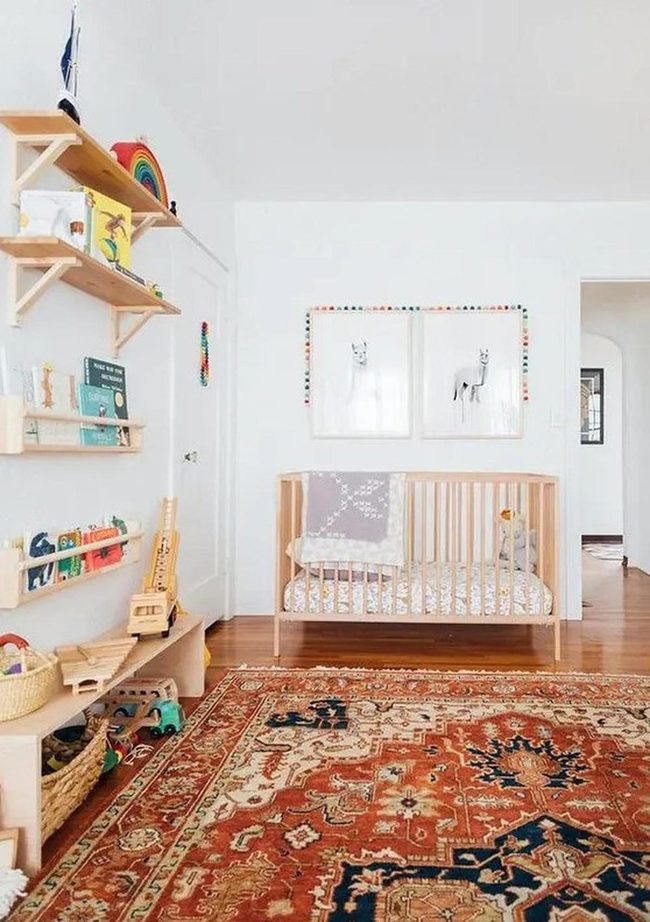 Llama Art Wooden Nursery