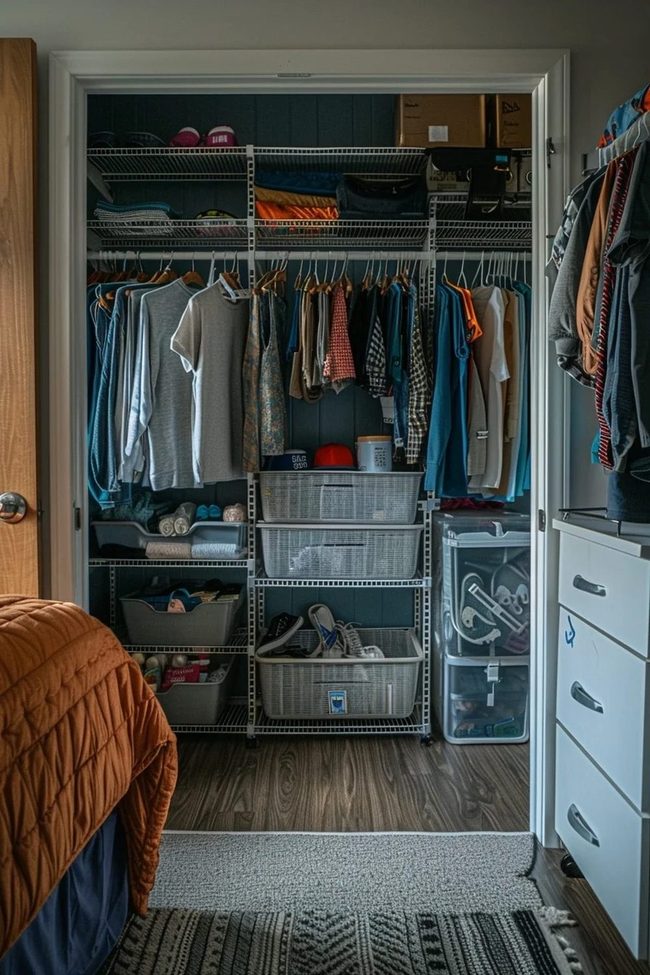 Colorful Hangers, Stress-Free Mornings