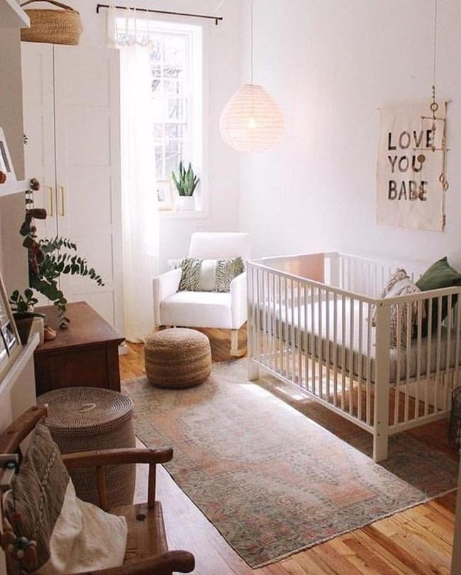 Bright Nursery With Wooden Warmth