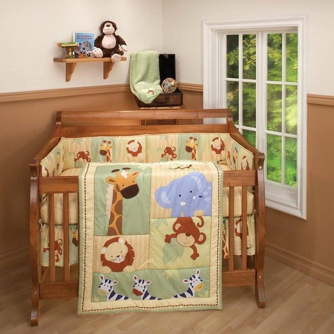 Safari Animal Nursery Room