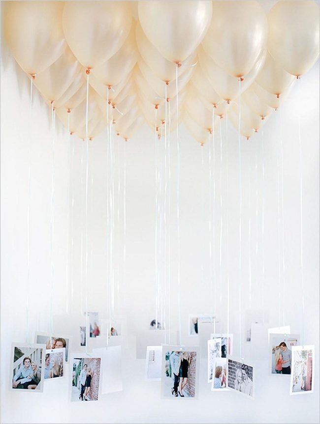 Beige Balloons, Floating Memories