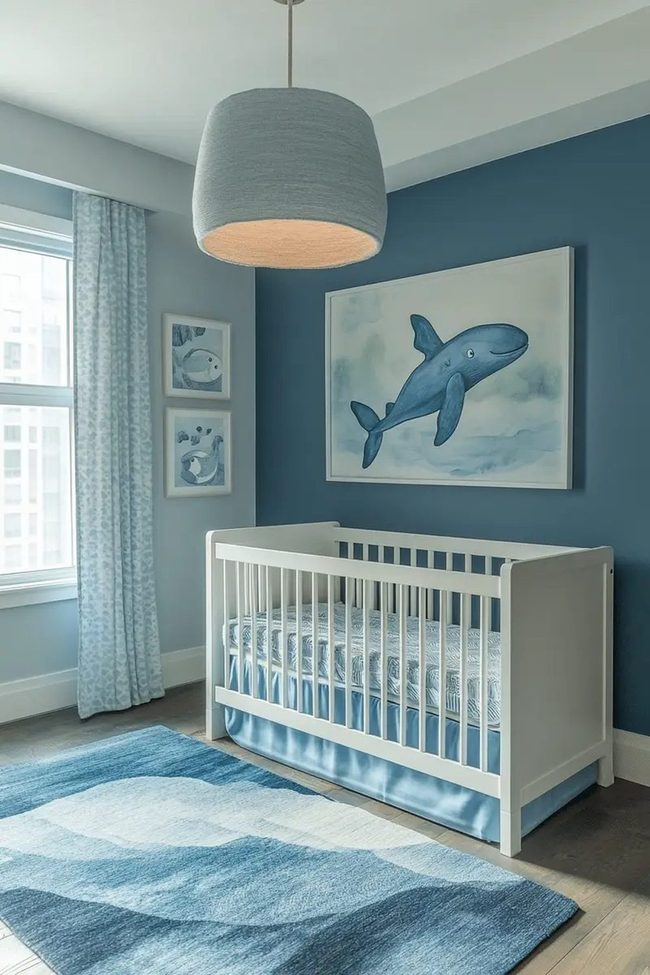 Ocean Blues And Coral Fish Nursery