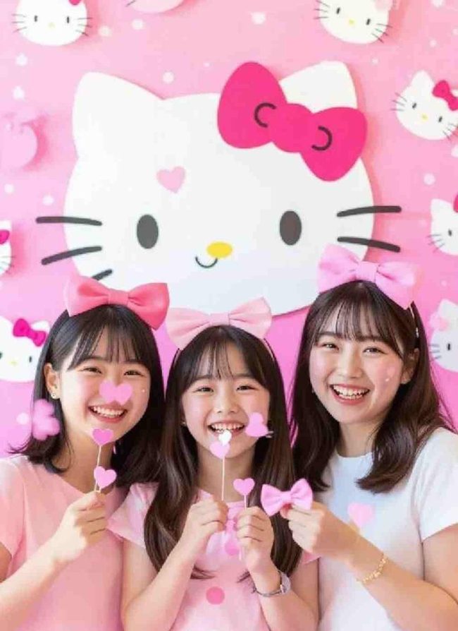 Hello Kitty Pink Photo Booth