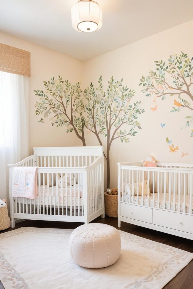 Peel-And-Stick Botanical Room Transformation