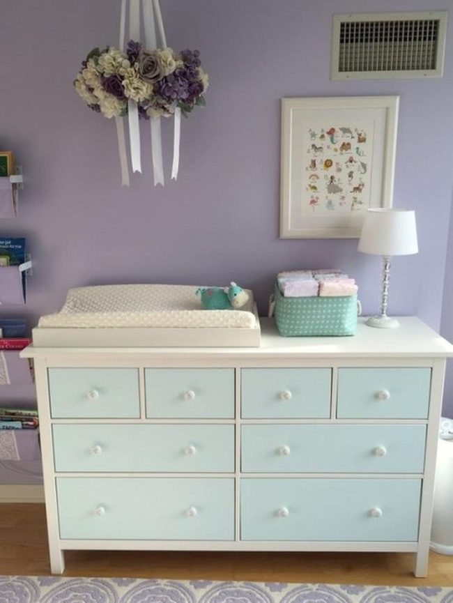 Purple Nursery Serenity Space