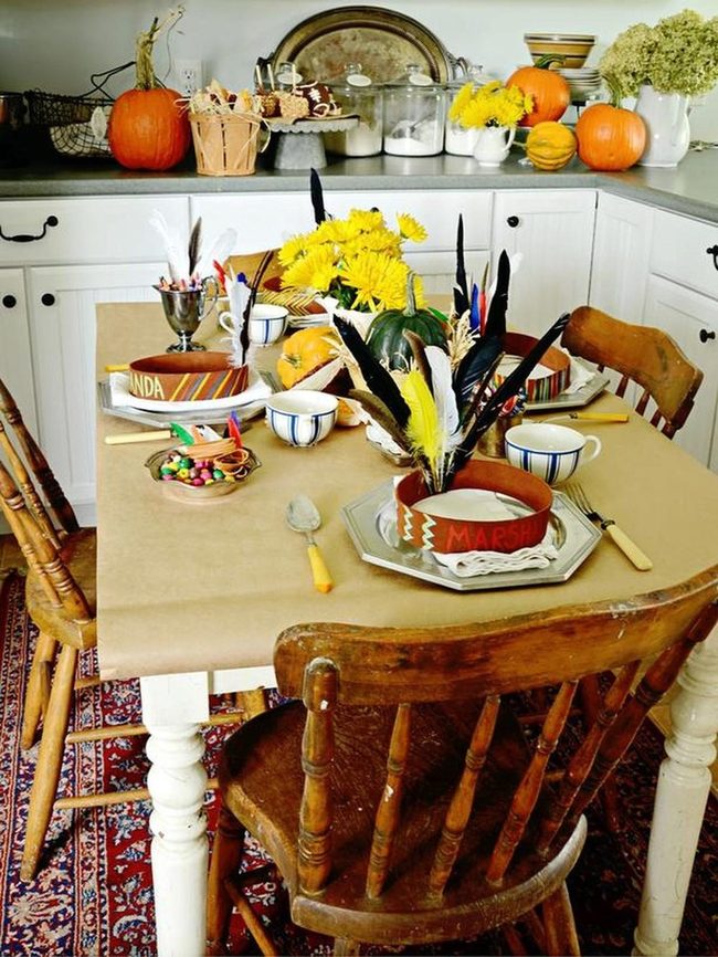 Gray Countertop Autumn Harvest