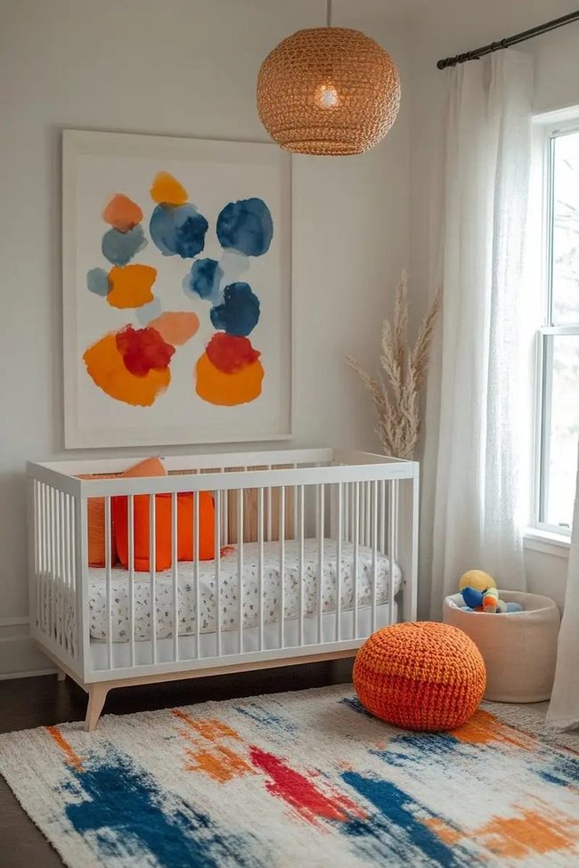 Pastel Walls, Colorful Comfort
