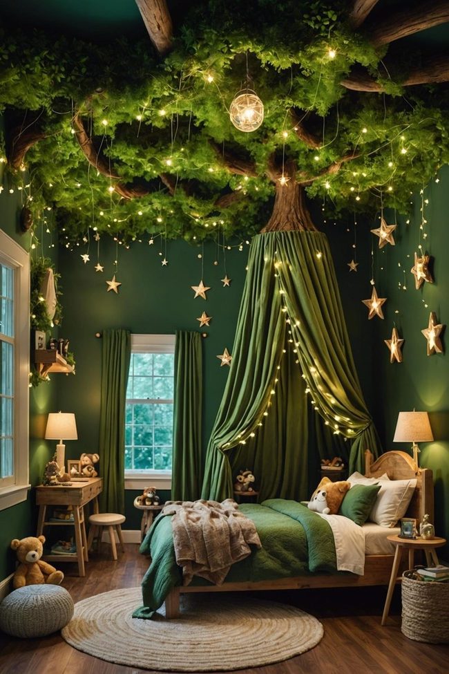 Moss Green Forest Glade