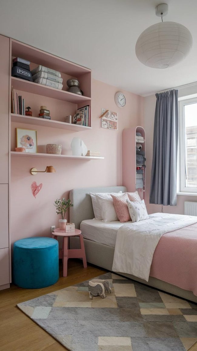 Vintage Furniture Meets Modern Accessories