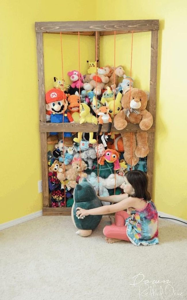 Bungee Cord Stuffed Animal Corner