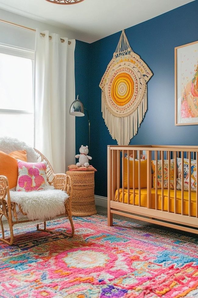 Mustard Yellow Boho Nursery