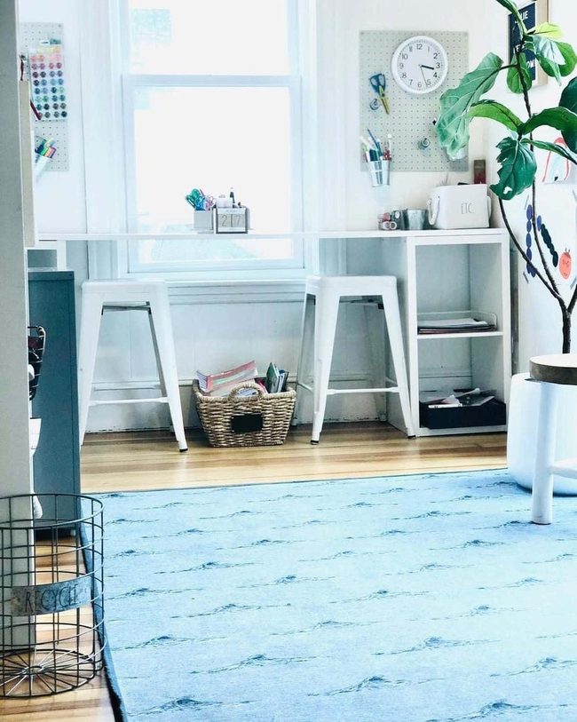 Sunlit Study Spot For Kids