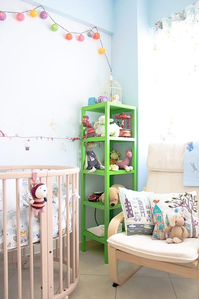 Green Muskan Shelf Muted Toy Solutions