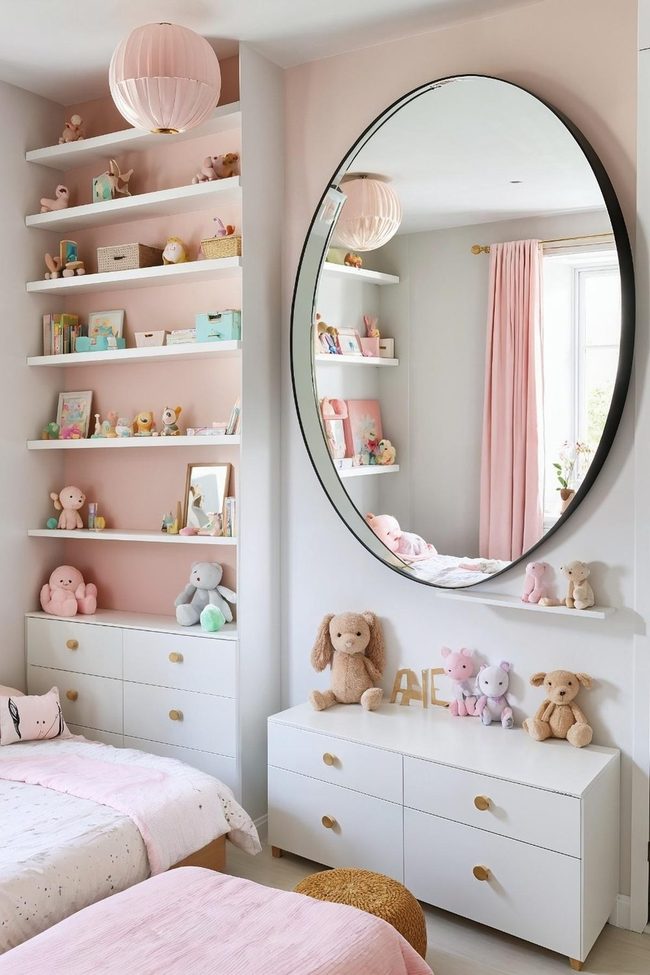Reflective Surfaces Expand Small Rooms