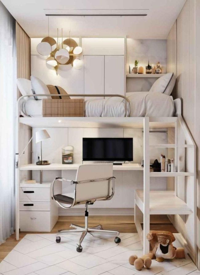 Sleeping Above Workspace Below