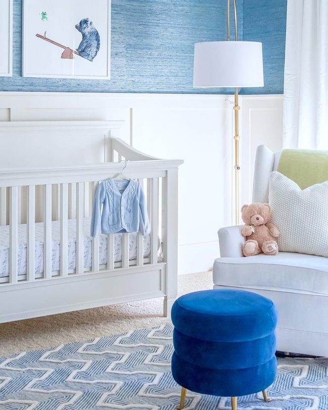 Soft Blue Nursery, Plush Playtime