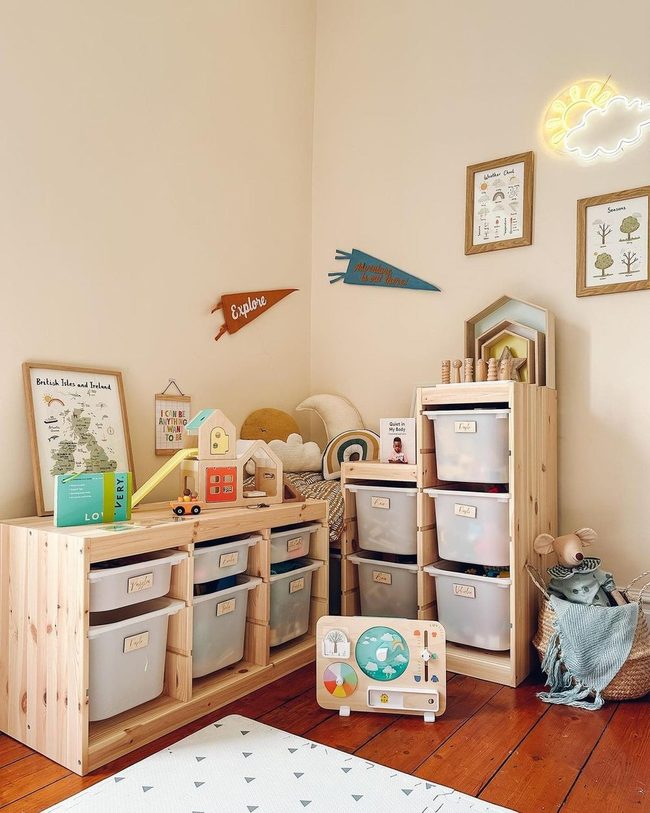 Neon Cloud Playroom Paradise