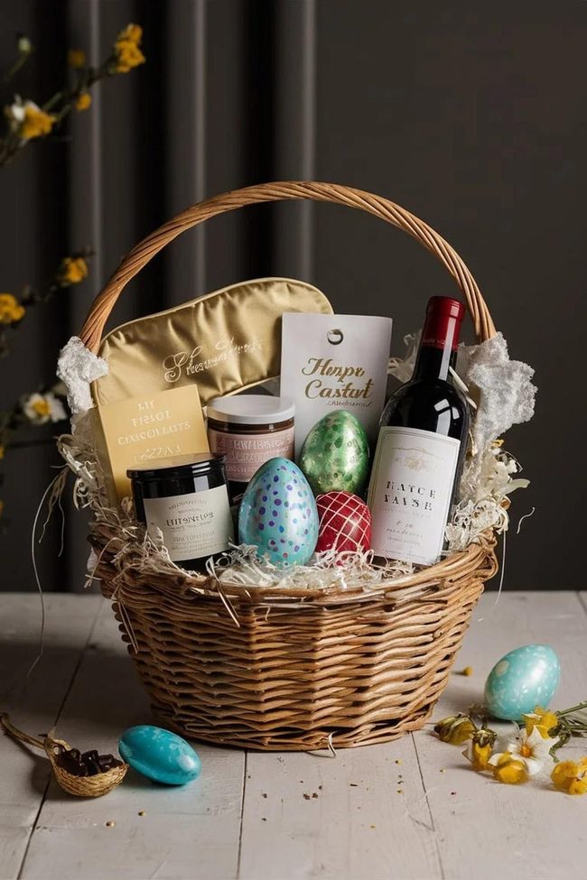 Golden Chocolate Easter Indulgence