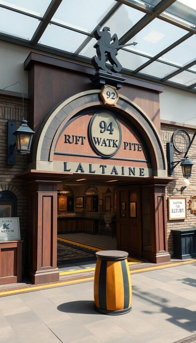 Platform 9 3/4 Red Brick Entrance
